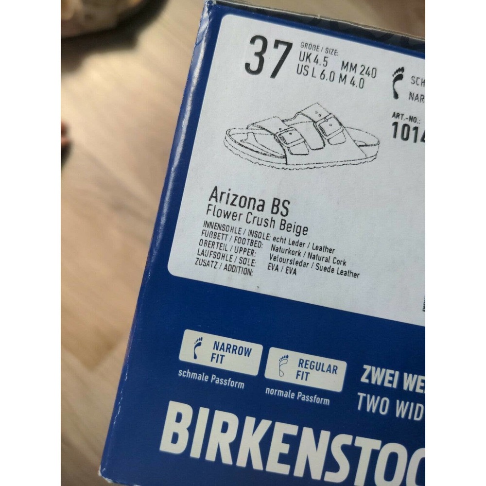 Birkenstock Arizona Flower Crush Suede Sandals - Picture 12 of 12